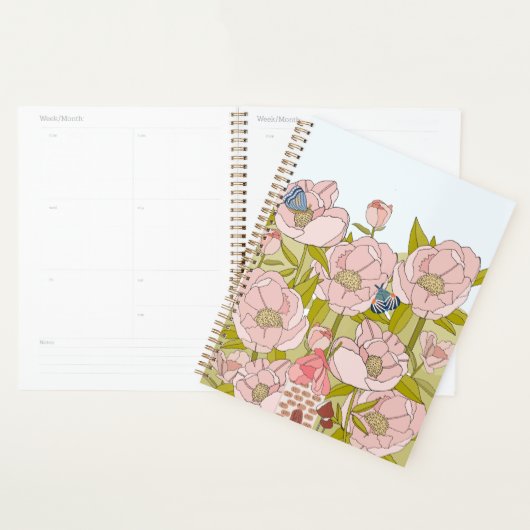 Carnet de la maison de fées Peony (Devant avec enveloppe)
