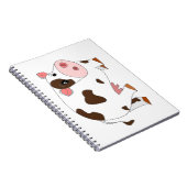 Carnet de la petite vache - Peinture (Côté Droit)