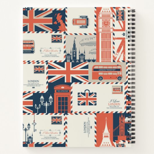 Carnet de la Poste de Londres (Dos)