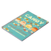 Carnet de la recette de bonbons de truffe couleur (Côté gauche)