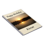 Carnet de la spirale du coucher de soleil de Kimbe (Côté Droit)