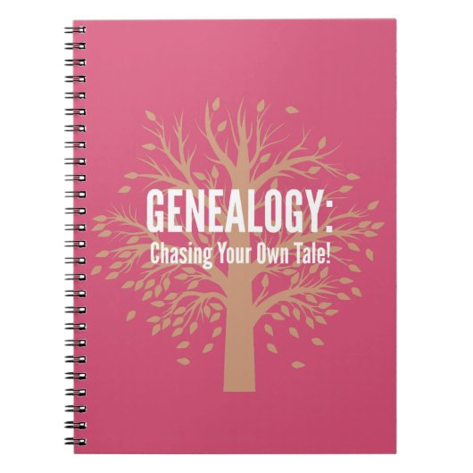 Carnet de la spirale généalogique (rose) (Devant)
