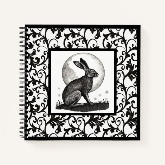 Carnet de la spirale lièvre et lune (Devant)