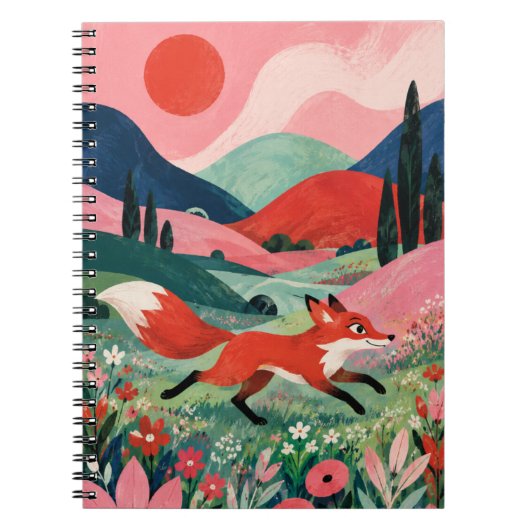 Carnet de la vallée des fleurs de renard (Devant)