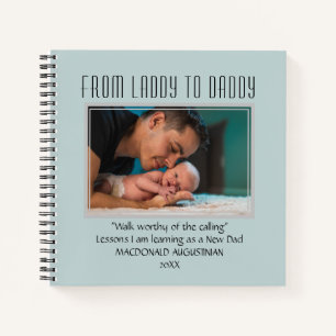 Carnet DE LADDY À DADDY Nouveau Papa À Personnaliser