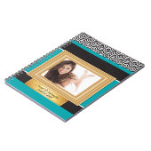 Carnet de l'année turquoise de graduation de la ph (Côté gauche)