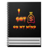 Carnet De l'argent dans mon esprit (Devant)