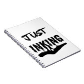 Carnet de l'artiste Just Inking – Typographie à l' (Côté Droit)