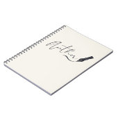 Carnet de l'auteur – Journal d'écrivain minimalist (Côté gauche)