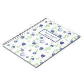 Carnet de l'école de bleuets frais d'été (Côté gauche)