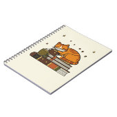 Carnet de lecture de chat endormi (Côté gauche)