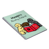 Carnet de lecture de marionnettes Labrador (Côté Droit)