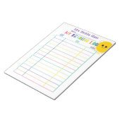 Carnet de lecture pour enfants Bloc-notes de suivi (Incliné)