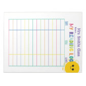 Carnet de lecture pour enfants Bloc-notes de suivi (Devant)