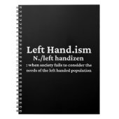 Carnet de Left Hander (Devant)