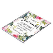 Carnet de l'enseignant Appréciation Merci cadeau C (Côté gauche)