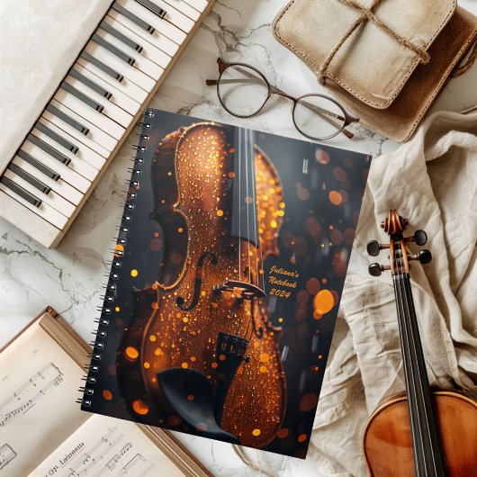 Carnet de l'enseignant de musique violoniste étudi