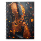 Carnet de l'enseignant de musique violoniste étudi (Devant)