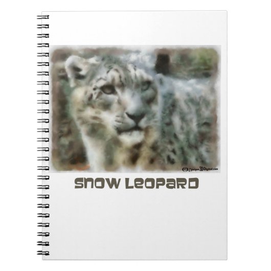 Carnet de léopard de neige (Devant)