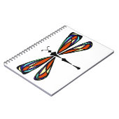 Carnet de libellule en verre souillé (Côté gauche)
