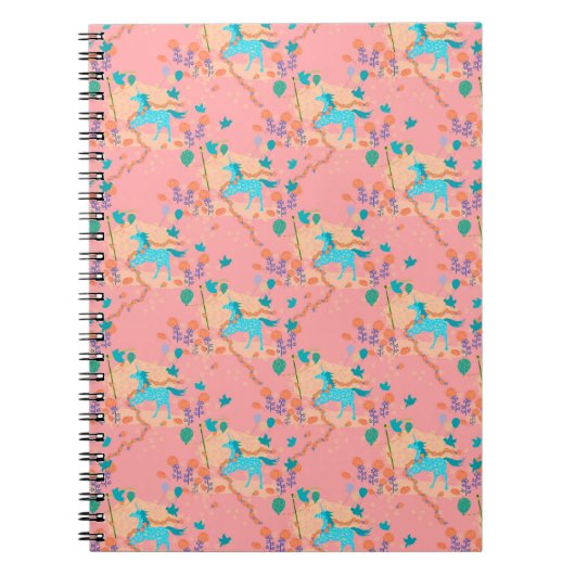 Carnet de licorne bleue (Devant)