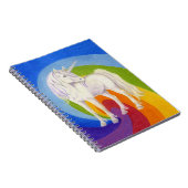Carnet de licorne d'arc-en-ciel (Côté Droit)