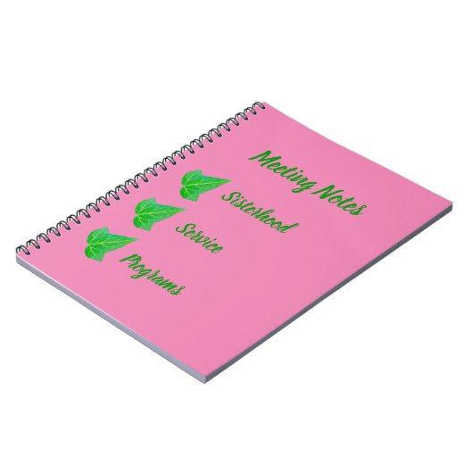 Carnet de lierre (Côté gauche)