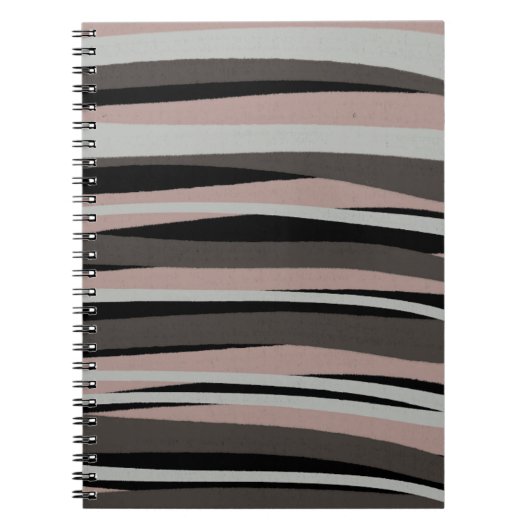 Carnet de lignes Abstraites Boho Chic minimal (Devant)