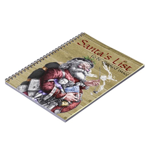 Carnet de liste père Noël (Côté gauche)