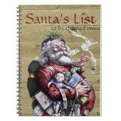 Carnet de liste père Noël (Devant)