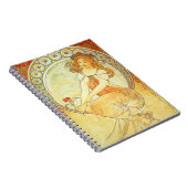 Carnet de lithographie de Nouveau Alphonse Mucha (Côté Droit)