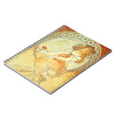 Carnet de lithographie de Nouveau Alphonse Mucha (Côté gauche)