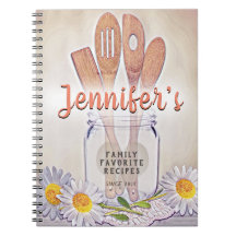 Carnet de livre de recettes personnalisé