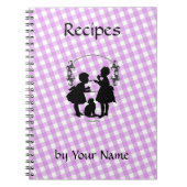 Carnet de livre de recettes personnalisé (Devant)