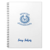 Carnet de logo personnalisé, nom Customisé (Devant)