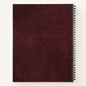 Carnet de logo personnalisé pour les avocats (Dos)