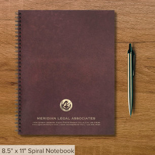 Carnet de logo personnalisé pour les avocats
