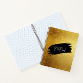 Carnet de luxe en feuille d'or (Intérieur)