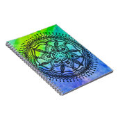 Carnet de mandala d'éclaboussure d'aquarelle (Côté Droit)