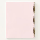 Carnet de manifeste rose simple (Dos)