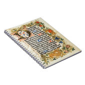 Carnet de manuscrit éclairé (Côté Droit)