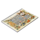 Carnet de manuscrit éclairé (Côté gauche)