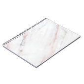 Carnet de marbre blanc et rose (Côté gauche)