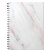 Carnet de marbre blanc et rose (Devant)