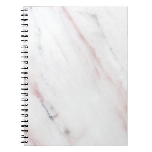 Carnet de marbre blanc et rose (Devant)