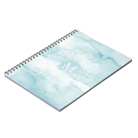 Carnet de marbre bleu apaisant de pastel de (Côté gauche)