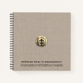 Carnet de marque avec logo (Devant)