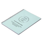 Carnet de marque Logo Entreprise d'affaires (Côté gauche)