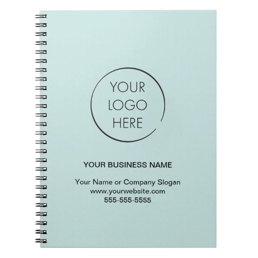 Carnet de marque Logo Entreprise d'affaires (Devant)