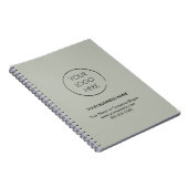 Carnet de marque Logo Entreprise d'affaires (Côté Droit)